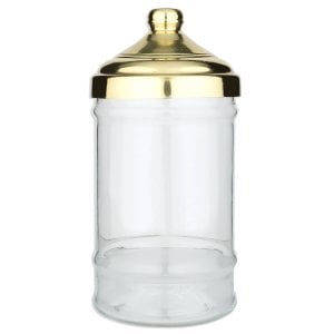 PİRİNÇ KAPAKLI CAM KAVANOZ (Orta)